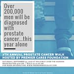 Premier Cares Foundation hosts their 7th Annual Prostate Cancer Walk on September 24, 2016 at the Walkway Over the Hudson