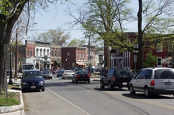 Main street in Fishkill, NY