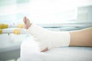 Sprain of a foot - workers compensation insurance