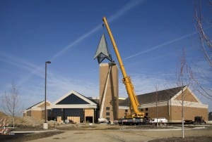 General liability insurance for churches - A church building under construction